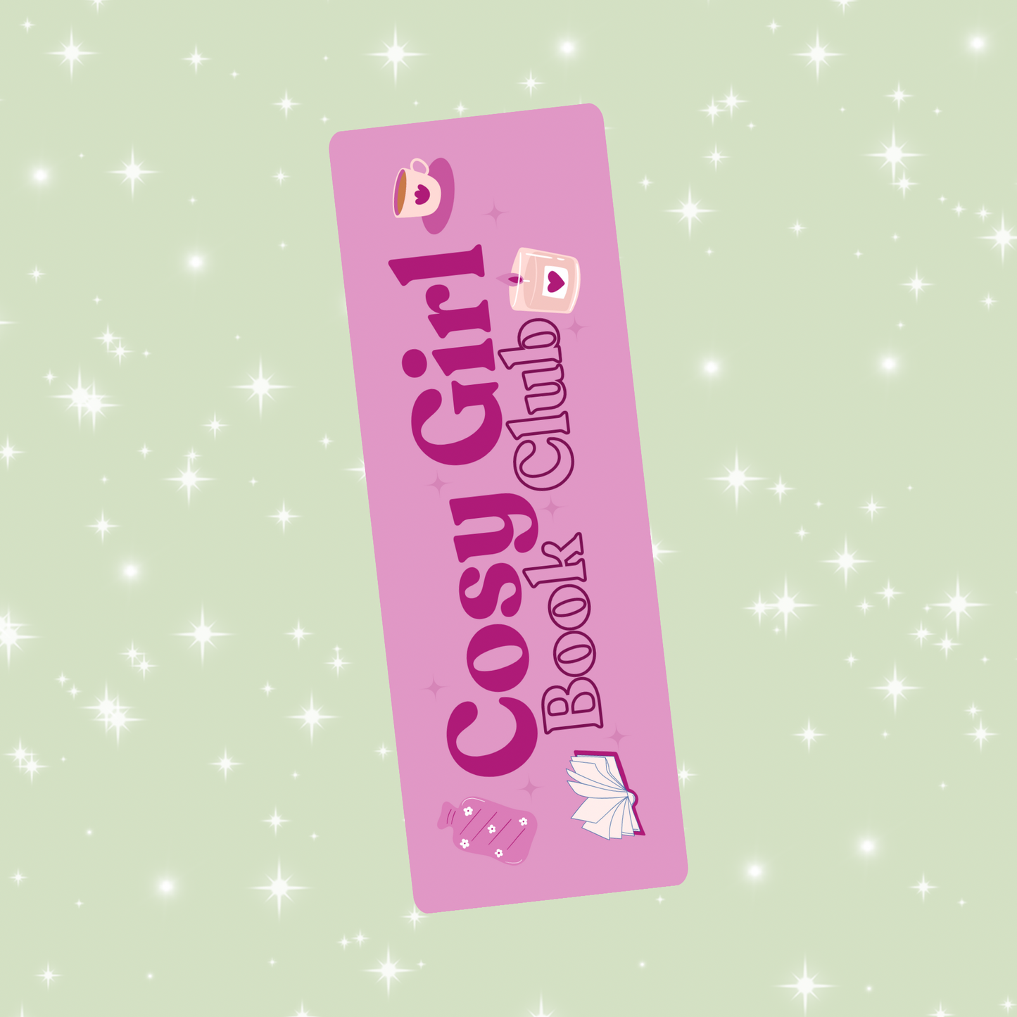 Cosy girl bookmark