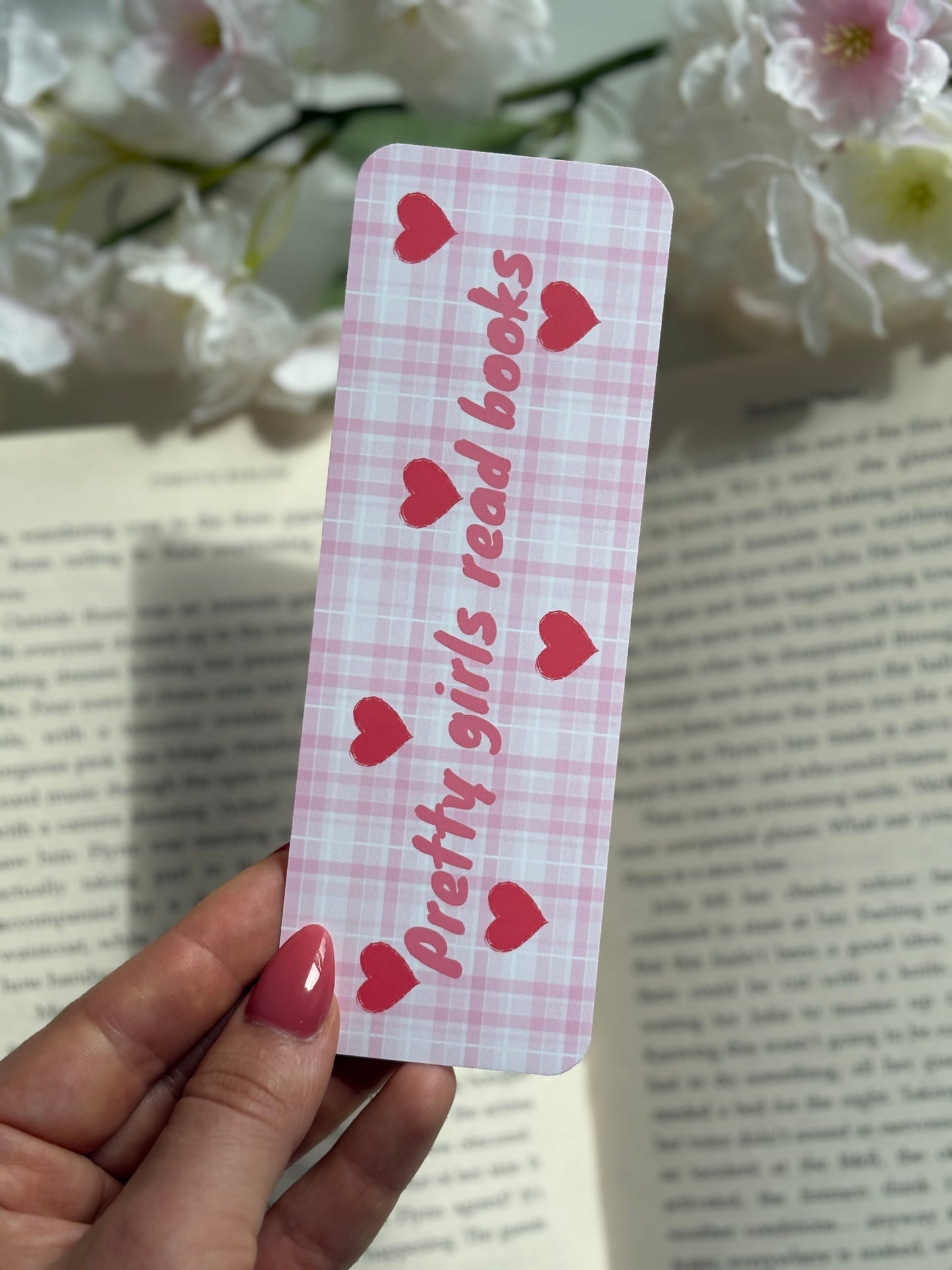 Pretty in pink bookmarks