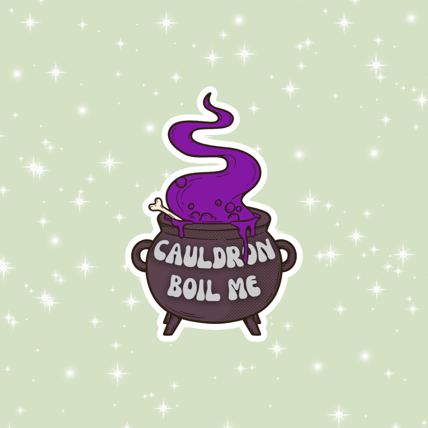 Cauldron boil me sticker