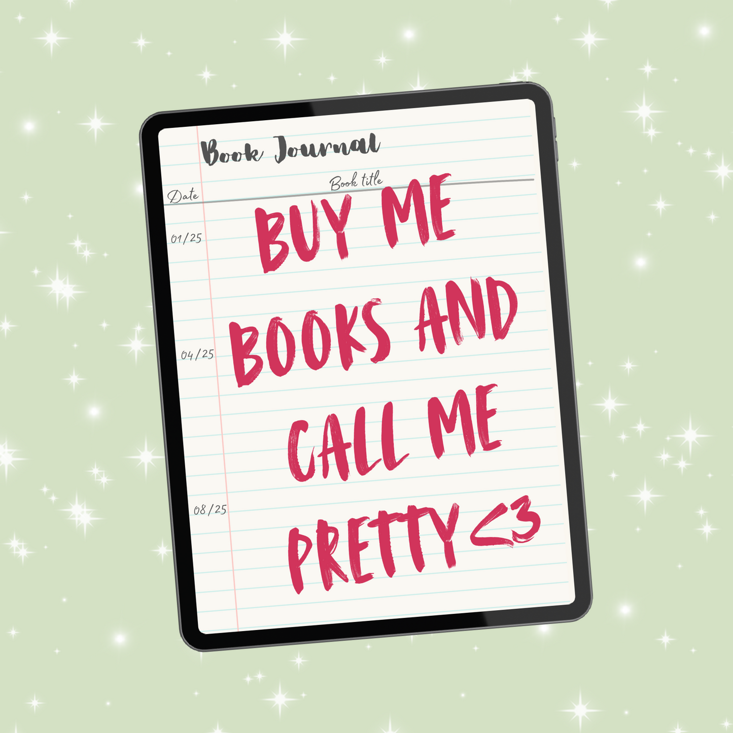 Buy me books kindle insert