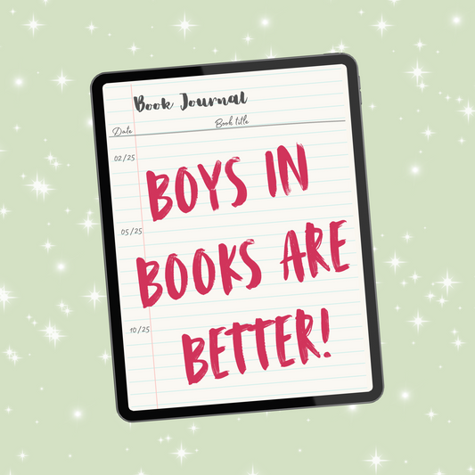 Boys in books kindle insert