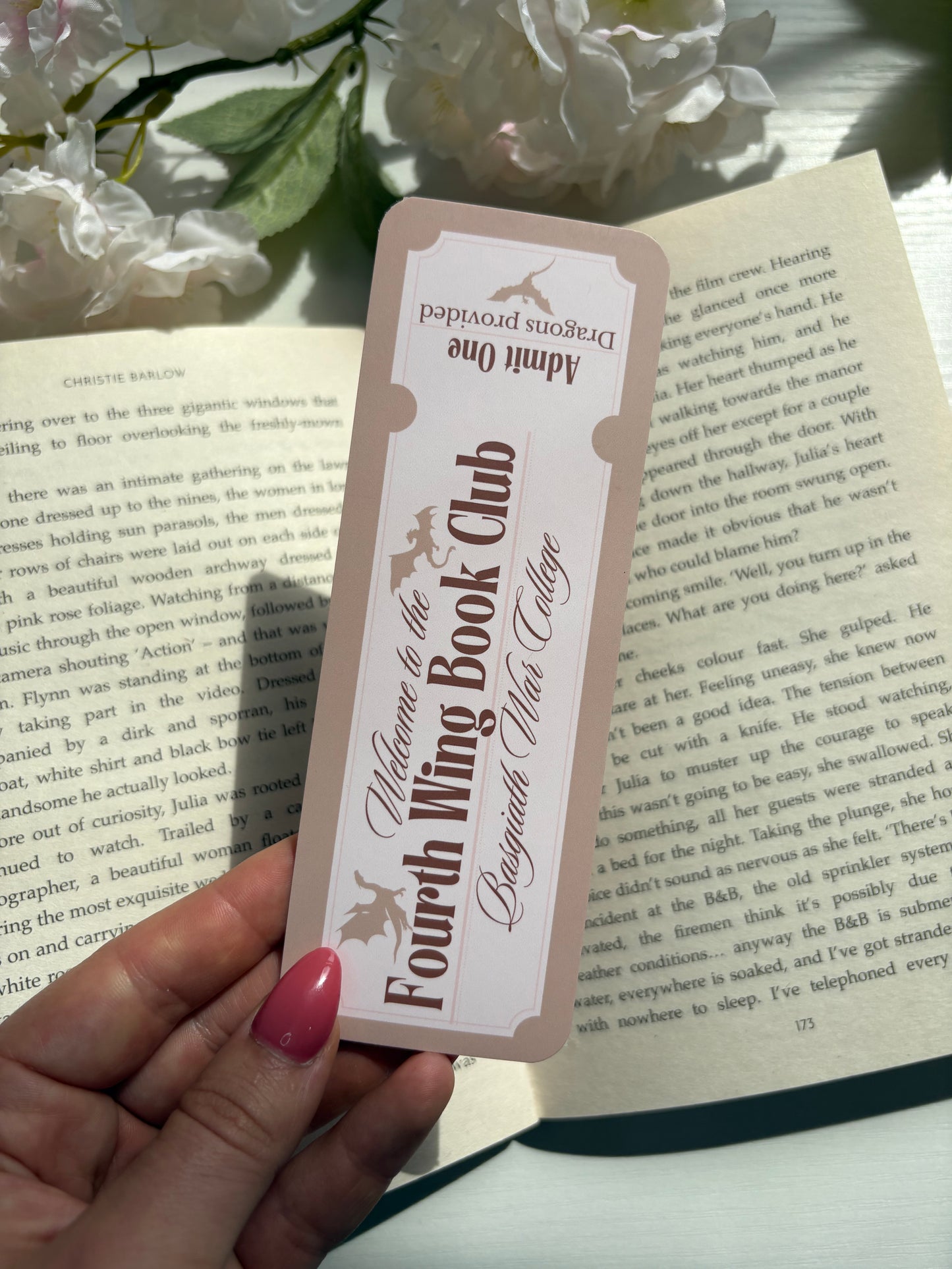 Fourth wing bookmarks