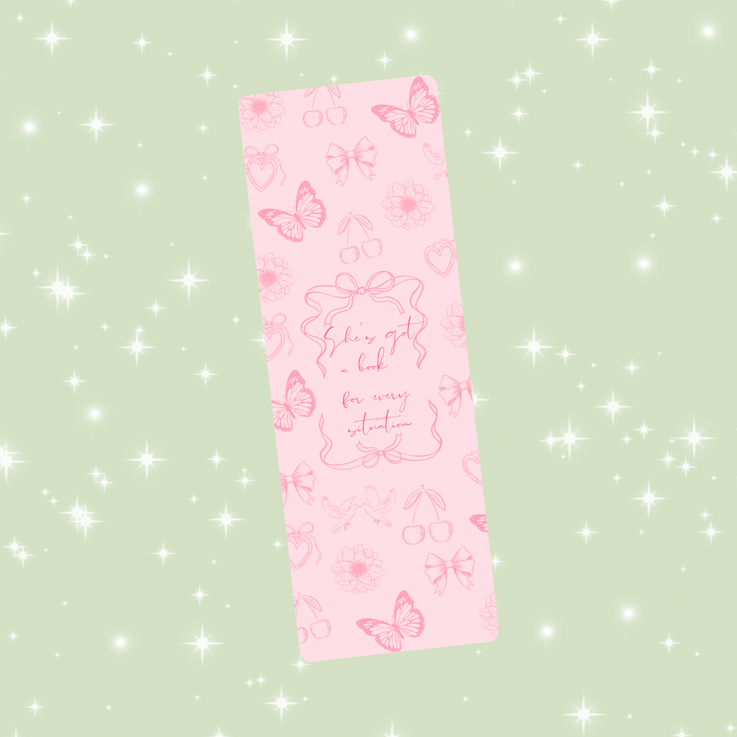 She’s got a book for every situation bookmark