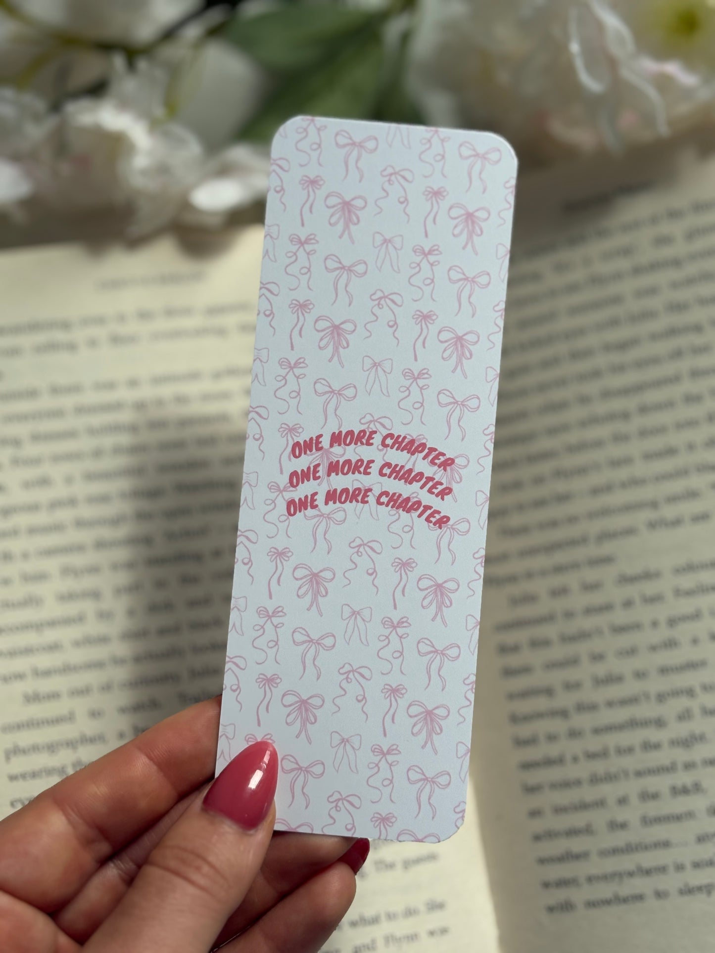 Pretty in pink bookmarks